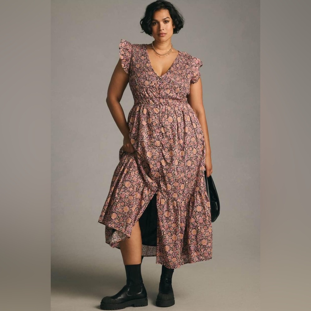 Anthropologie Peregrine Midi Dress - Picture 1 of 3